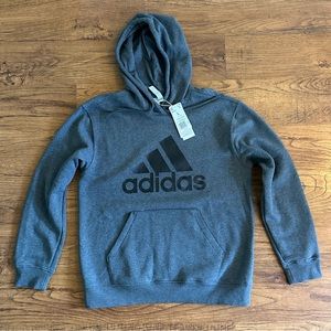 New with tags Adidas women’s large hoodie - grey color